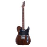 Fender Rosewood Telecaster, made in Japan, circa 1985, ser. no. Axxxxx1; Finish: rosewood, small