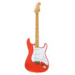 Squier by Fender Hank Marvin Stratocaster electric guitar, made in Japan (1992-1993), ser. no.