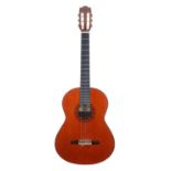 Marcelino Lopez classical guitar, made in Spain; Back and sides: Indian rosewood, dings and