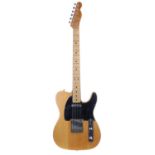 Fender Telecaster electric guitar, made in USA, circa 1978, ser. no. S8xxxx7; Finish: natural,