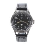 Omega British Military RAF issue pilot's stainless steel gentleman's wristwatch, ref. 2777-1, serial