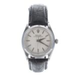 Rolex Oyster Perpetual stainless steel gentleman's wristwatch, ref. 6564, circa 1956, signed