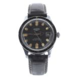 Rotary Aquaplunge II automatic stainless steel gentleman's wristwatch, ref. S-8312, circular black