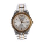 Tissot PR50 two-tone quartz gentleman's wristwatch, ref. J376/476K, 36mm