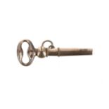 Breguet ratchet gold pocket watch key, 1.8gm, 31mm