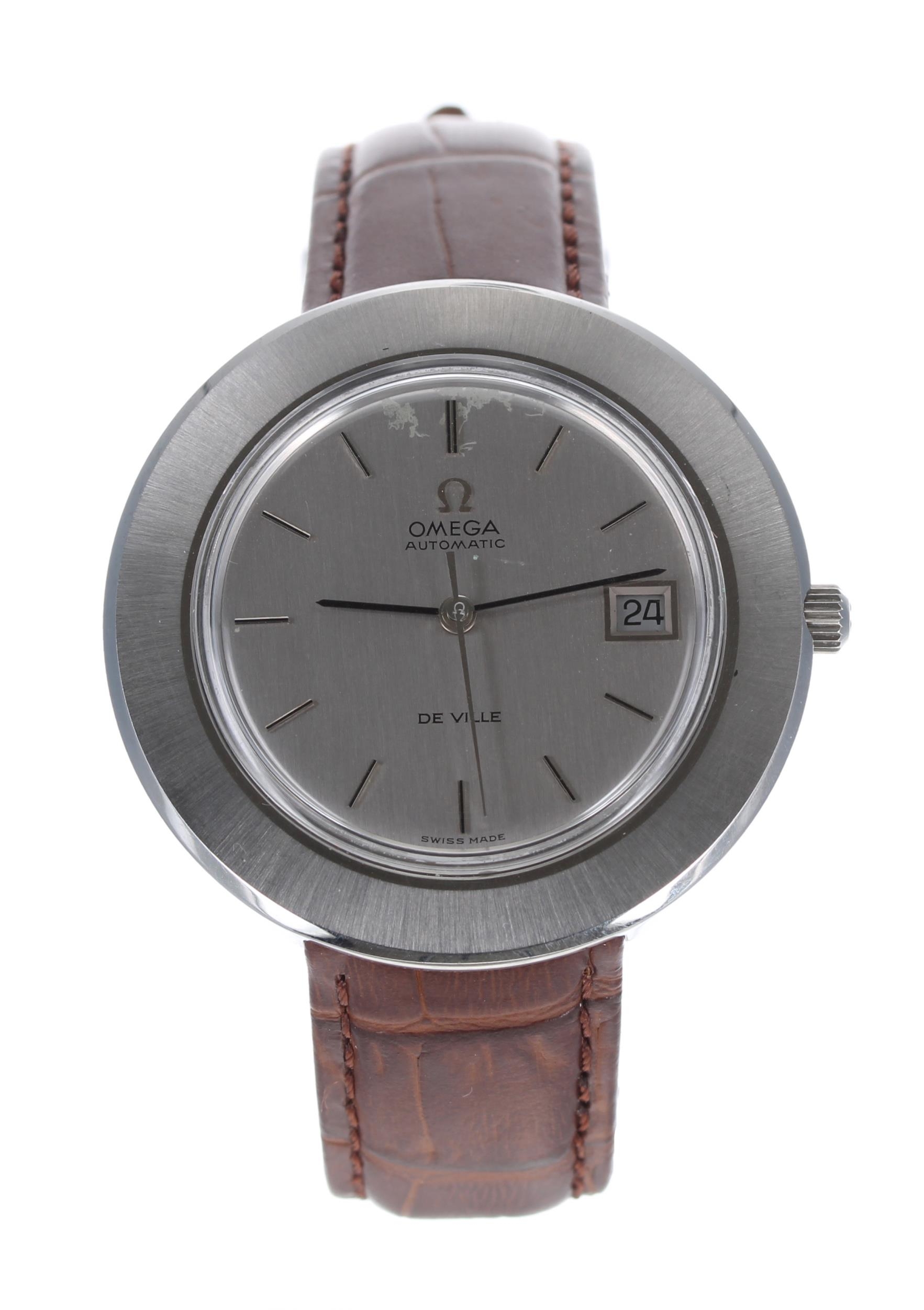 Omega De Ville automatic stainless steel gentleman's wristwatch, ref. 166.094, serial no.