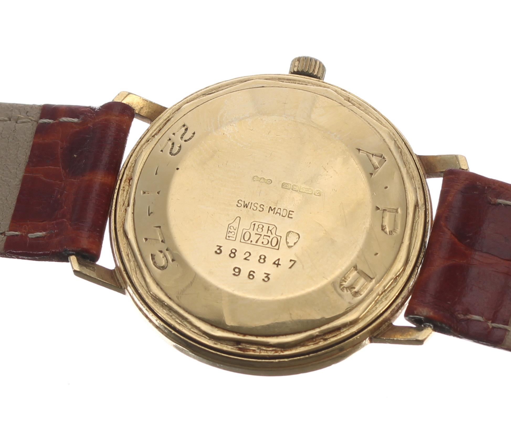 Boodle & Dunthorne 18ct automatic gentleman's wristwatch, case ref. 382847 983, import hallmarks for - Image 2 of 3