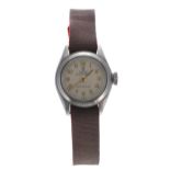 Tudor Oyster Royal stainless steel lady's wristwatch, ref. 7935, serial no. 263xxx, silvered dial,