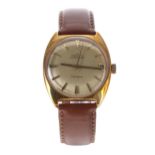 Zenith Captain automatic tonneau cased gold plated and stainless steel gentleman's wristwatch,