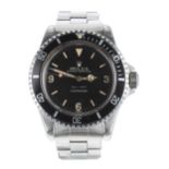 Very fine and extremely rare Rolex Oyster Perpetual Submariner stainless steel gentleman's