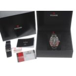 Tudor Black Bay GMT automatic stainless steel gentleman's wristwatch, ref. 79830RB, serial no.