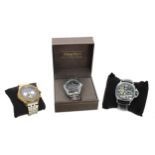 Three Alias Kim Homme automatic gentleman's wristwatches in boxes (3)