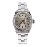 Rolex Oyster Perpetual Datejust stainless steel lady's bracelet watch, ref. 79160, serial no.