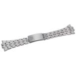 Omega stainless steel gentleman's wristwatch  bracelet for an integrated case, clasp ref. 1153/ 138,