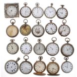 Twenty pocket watches for spares or repair