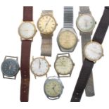 Selection of gentleman's wristwatches to include Sekonda, Timex, Eden-Matic, Rodania, Roma, Leno,