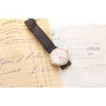 Rolex Precision 9ct gentleman's wristwatch, ref. 3923, serial no. 274xxx, circa 1944, signed
