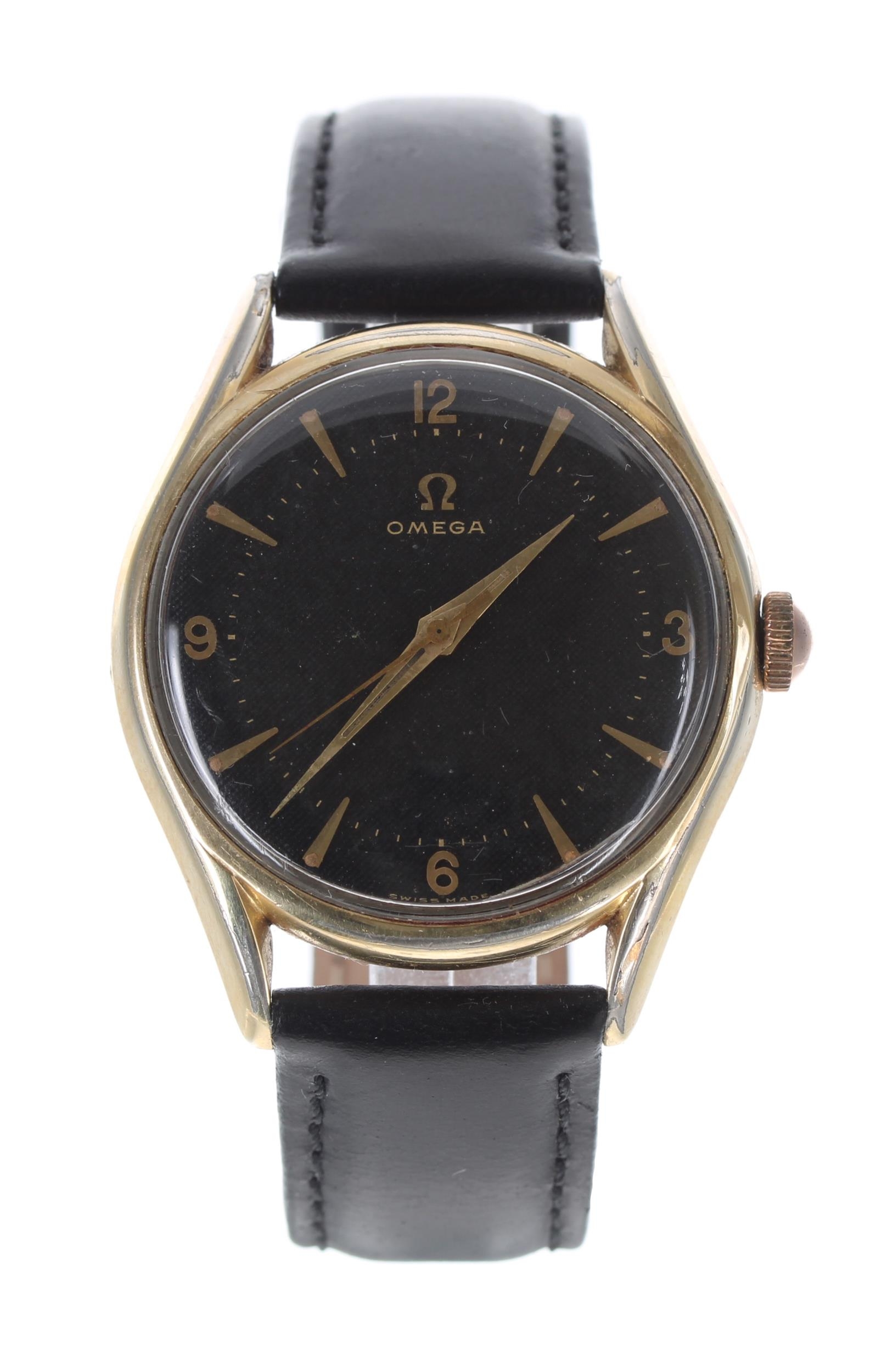 Omega gold plated and stainless steel gentleman's wristwatch, ref. 2792-4SC, serial no. 14162xxx,