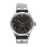 Mulco Deutsches Heer (German army) nickel and stainless steel gentleman's wristwatch, the signed