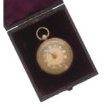 Attractive 19th century 18ct rack lever pocket watch, London 1827, the 'Patent' fusee movement