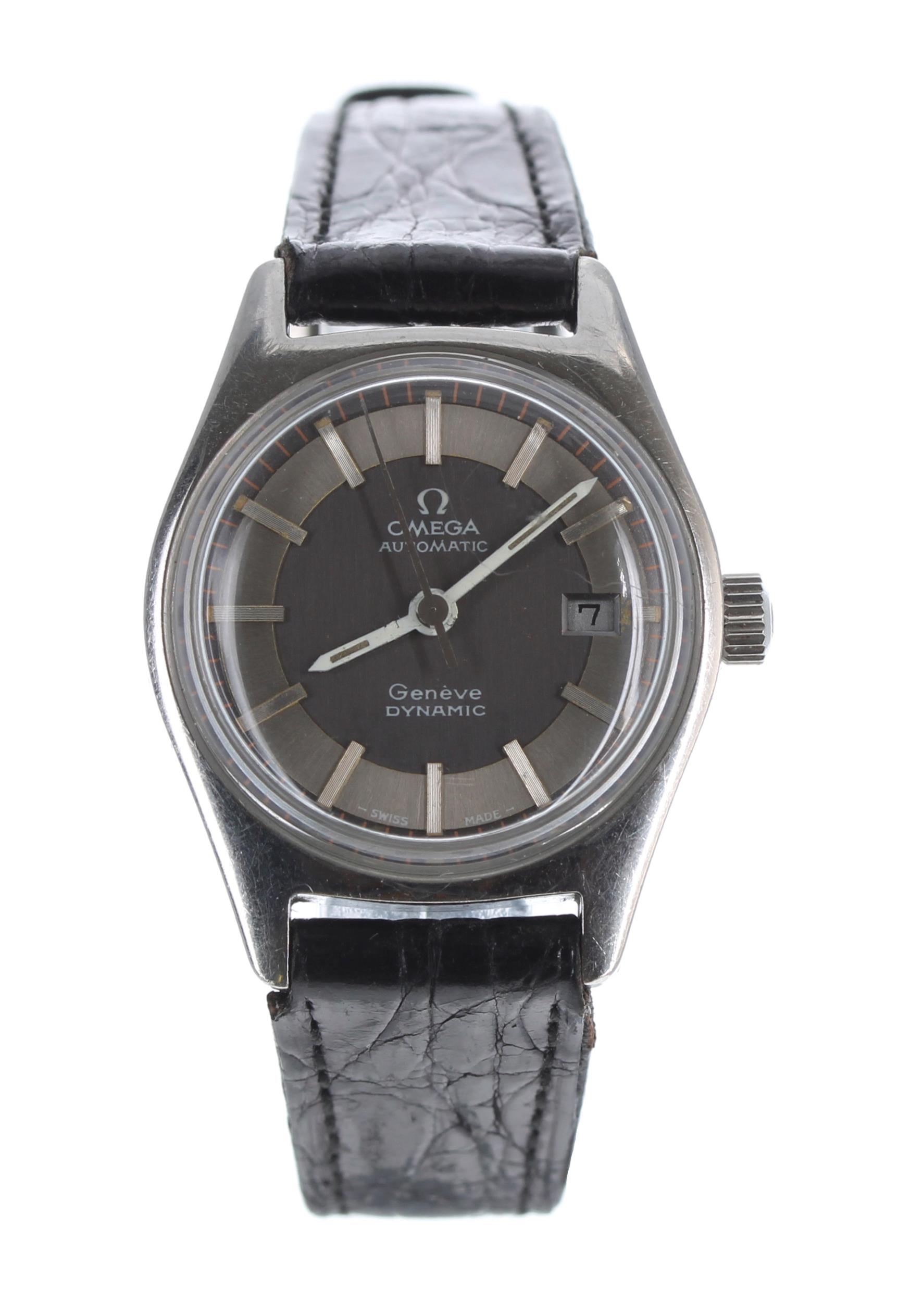 Omega Genéve automatic stainless steel lady's wristwatch, ref. 566.036, serial no. 38298xxx, circa