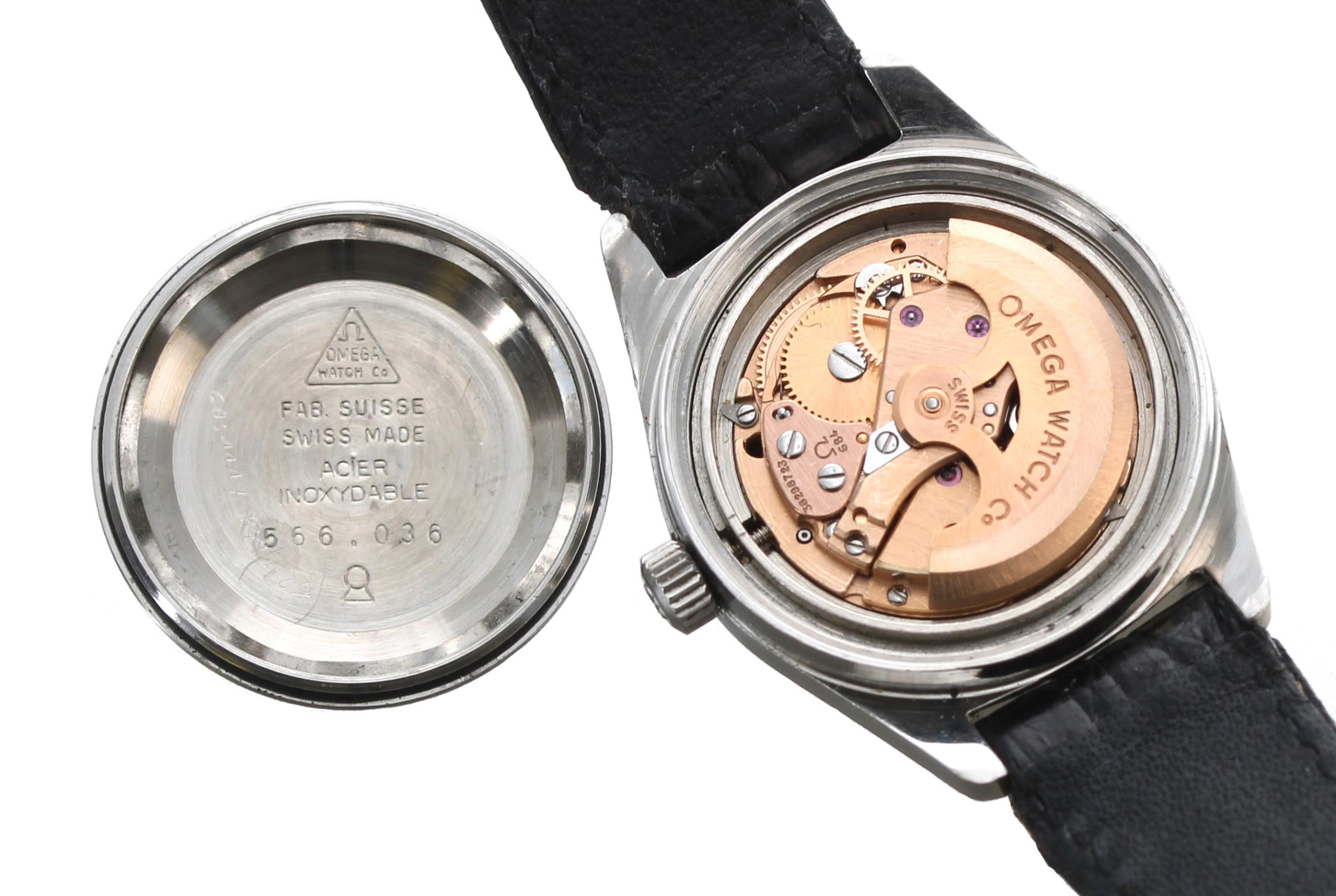 Omega Genéve automatic stainless steel lady's wristwatch, ref. 566.036, serial no. 38298xxx, circa - Image 3 of 3