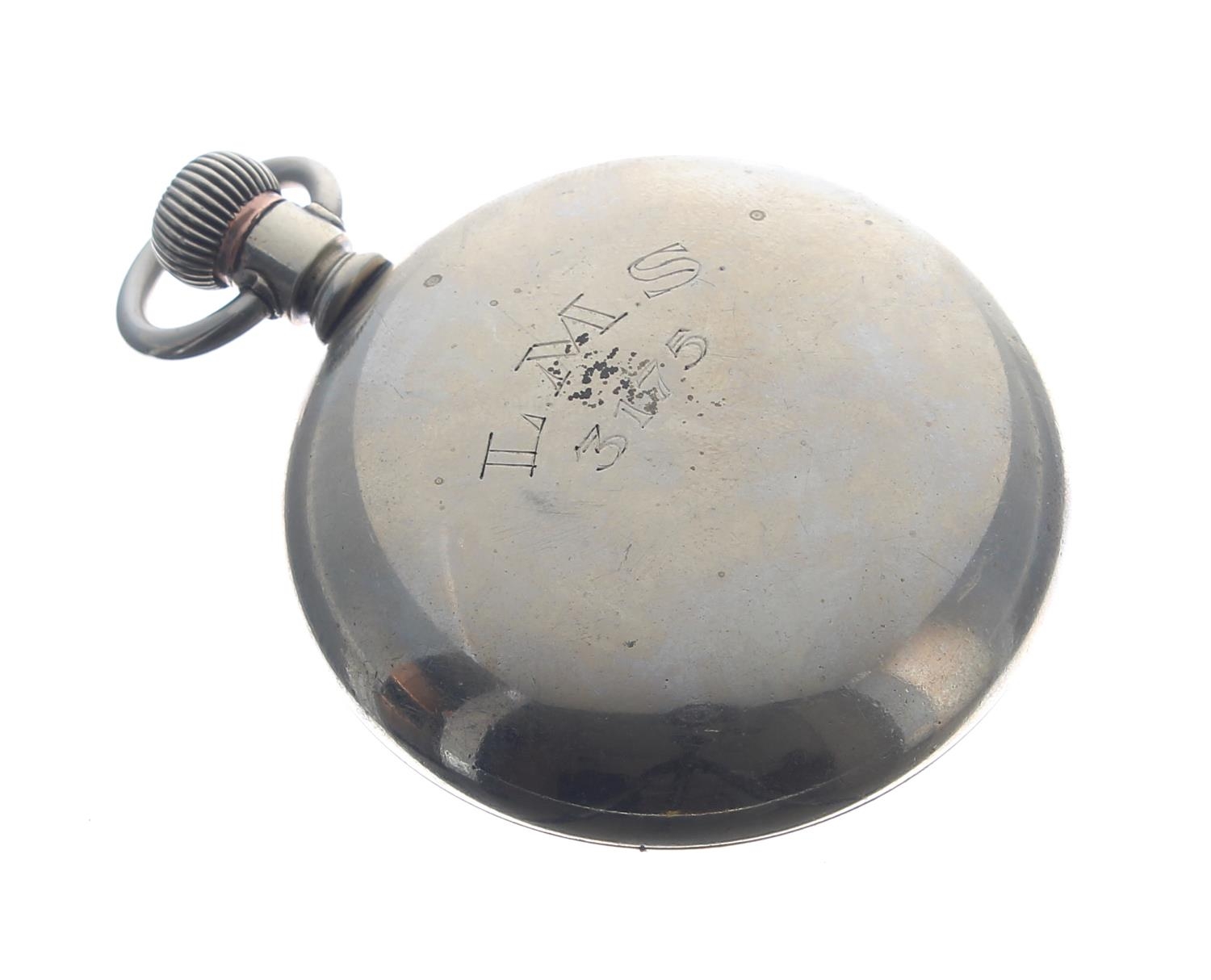 London, Midland and Scottish Railway (L.M.S.) Elgin nickel cased lever pocket watch, circa 1904, - Image 2 of 5