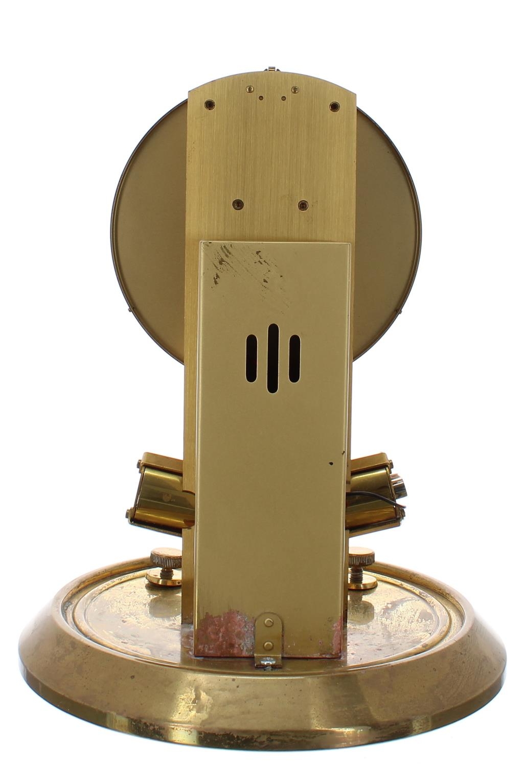 Junghans ATO electric mantel clock, the 4.75" cream dial with subsidiary seconds dial, under a glass - Image 3 of 3