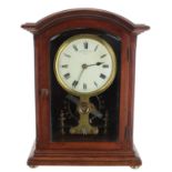 Good Eureka electric mantel clock, the 4.5" cream dial signed Eureka Clock Co Ltd, London over the