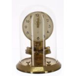 Junghans ATO electric mantel clock, the 4.75" cream dial with subsidiary seconds dial, under a glass