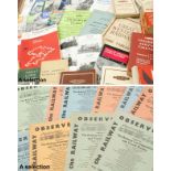 Large collection of British Railway Passenger Services, primarily western region and London;