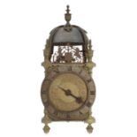 Fine Hook and spike verge lantern clock signed Edward Webb (Snr) (fl. 1660's- 1994), Chewstocke