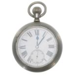 London and North Eastern Railway (L.N.E.R.) nickel cased lever pocket watch, cal. 534 15 jewel
