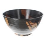 Graham Newing studio pottery bowl, 9.75" diameter, 5" high