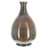 Wilkinson's Oriflamme pottery baluster vase, factory stamps to the underside, also monogramed J B