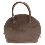 Mulberry Congo leather handbag, in brown, 11.5" wide 10" wide