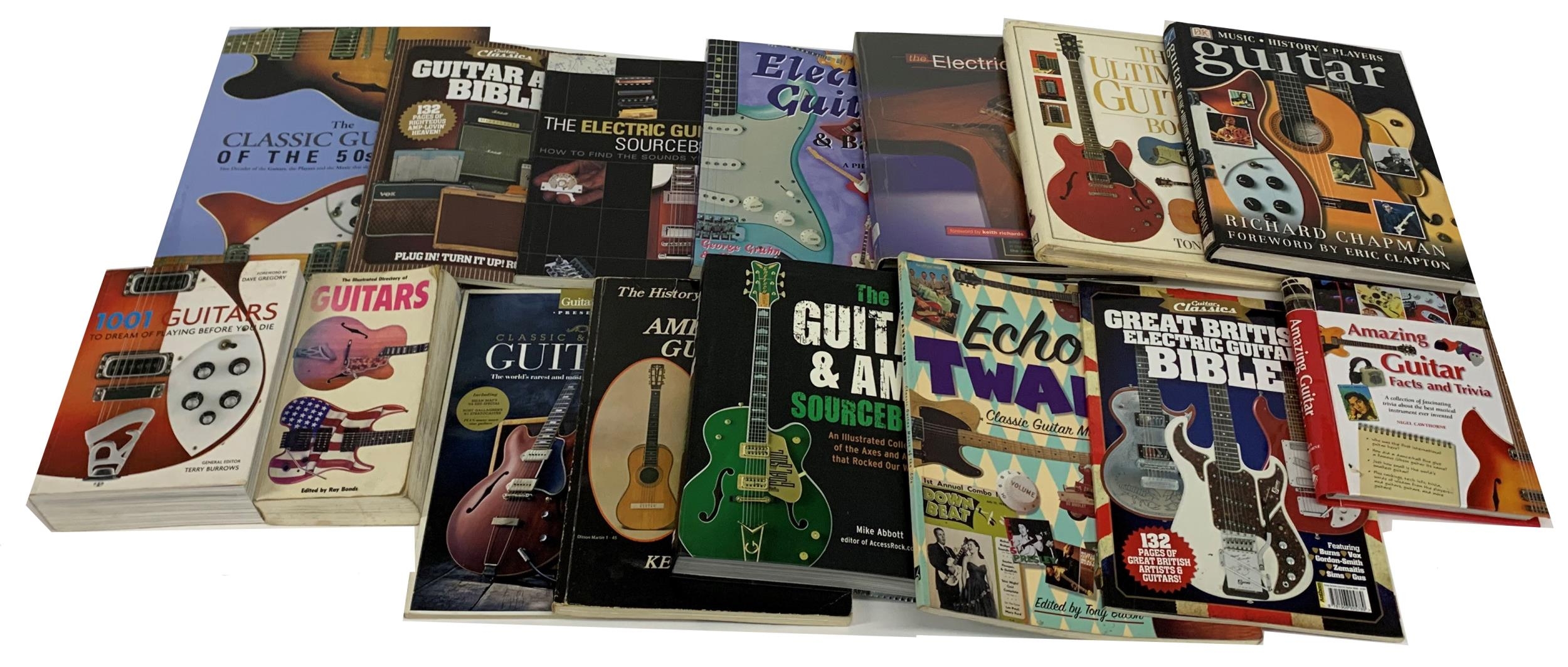 Good selection of well-known encyclopaedic and other guitar reference books