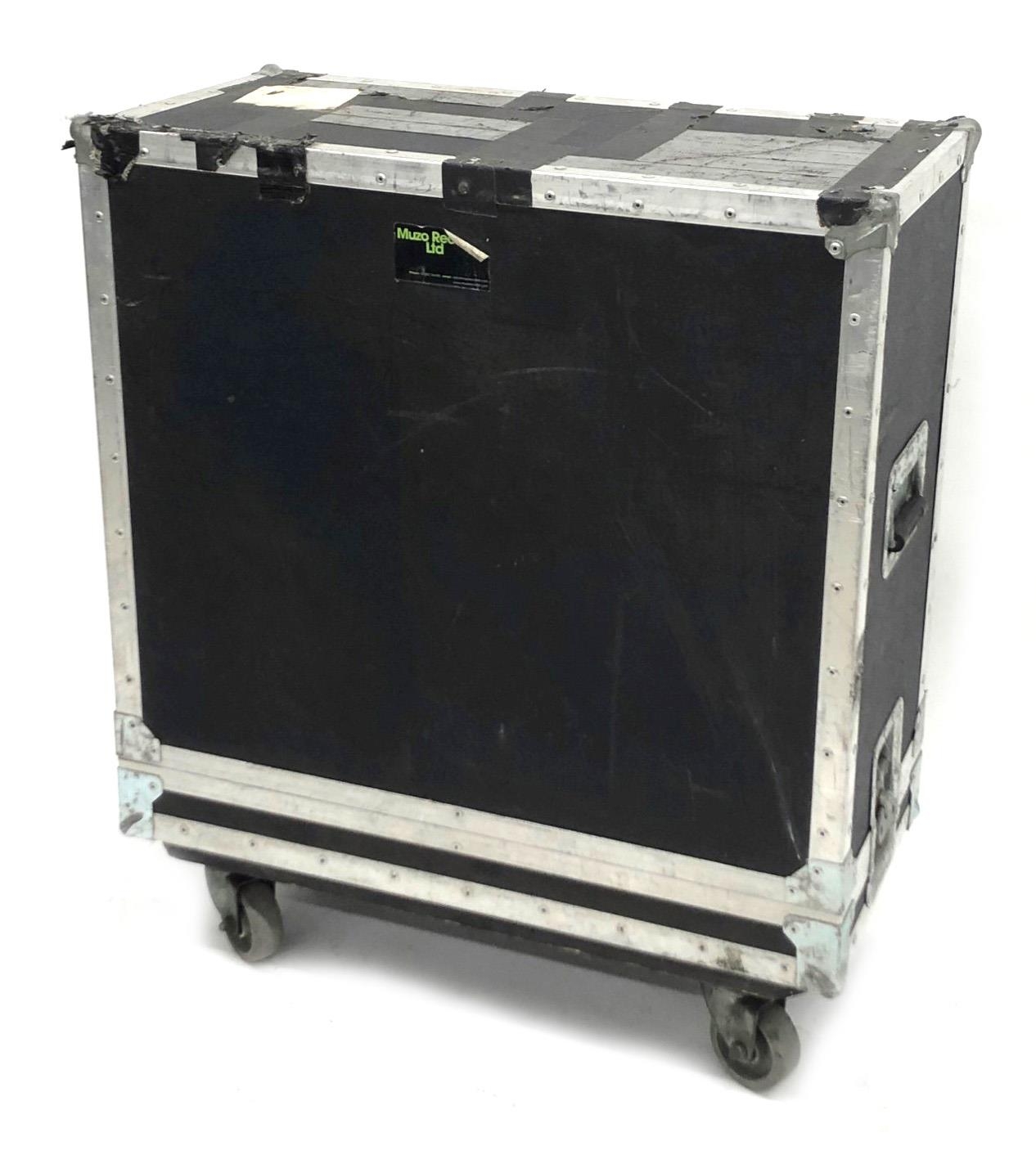 Suede - amplifier flight case on wheels, previously used by the band Suede *Acquired by the vendor