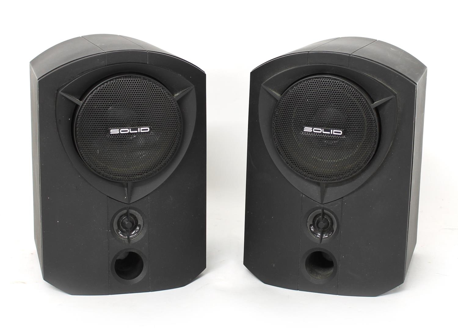 Pair of B&W Rock Solid Team speaker monitors