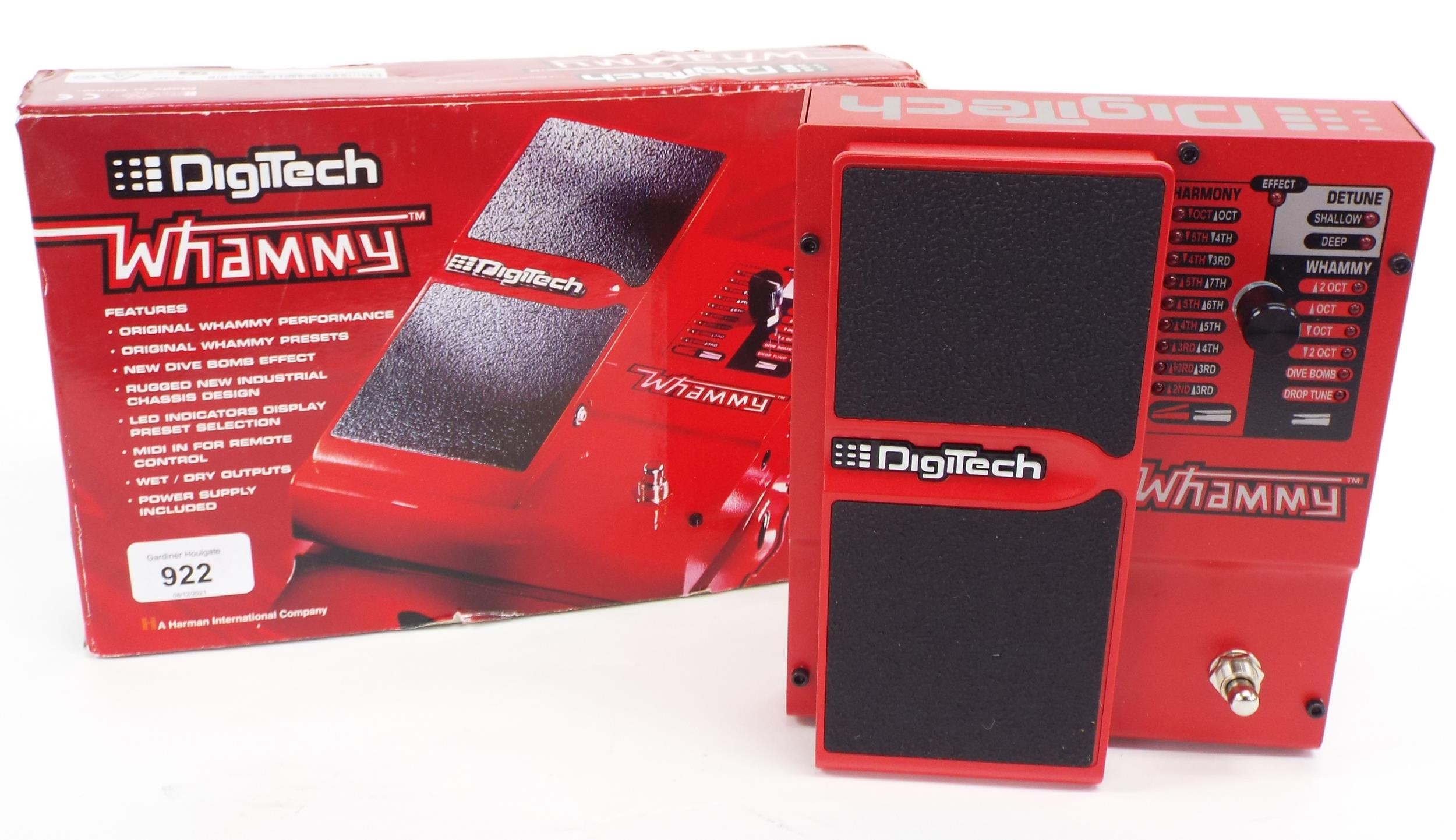 Digitech Whammy guitar pedal, boxed