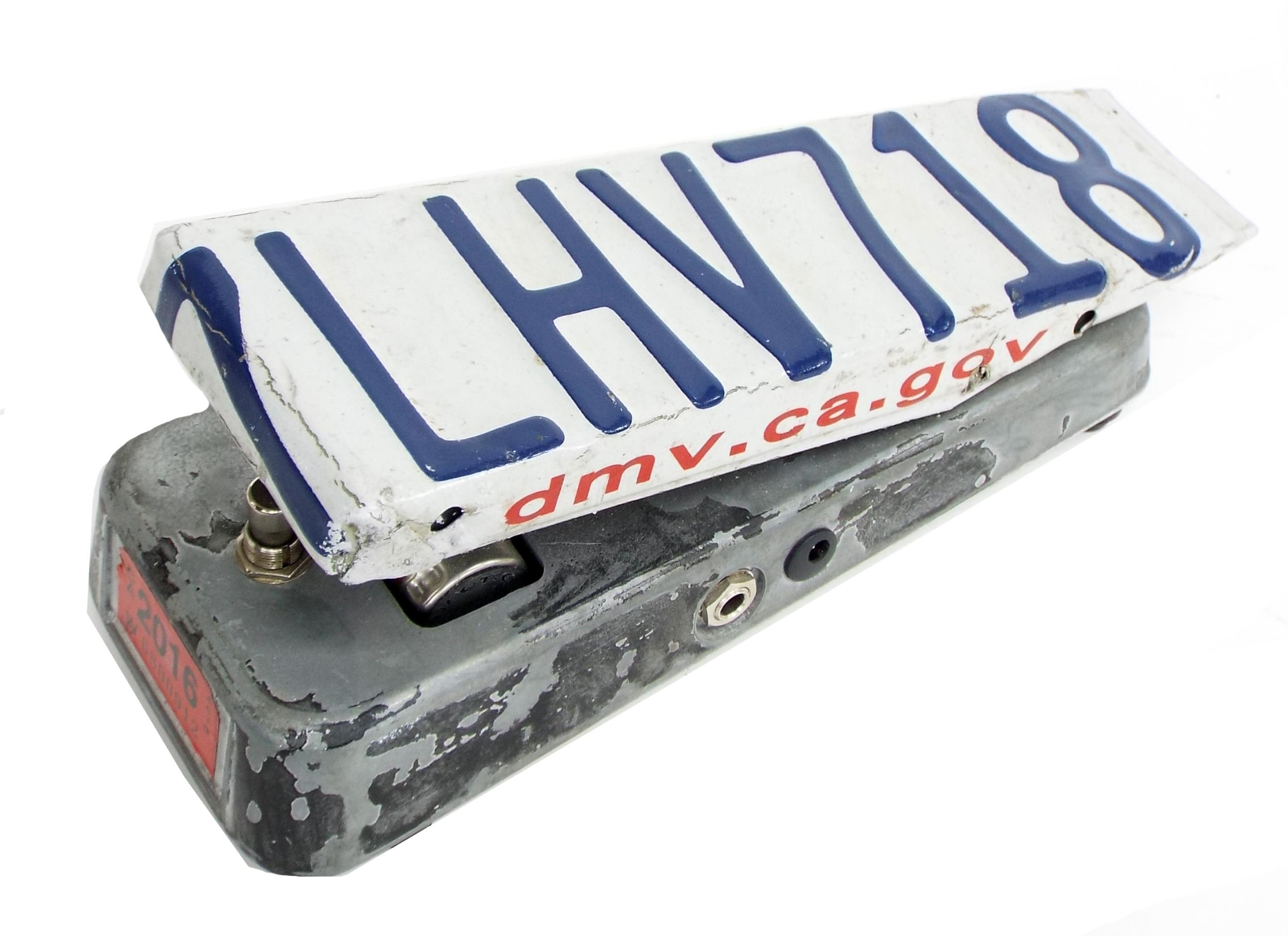 Joe Gagan 'California Licence Plate' model wah wah guitar pedal