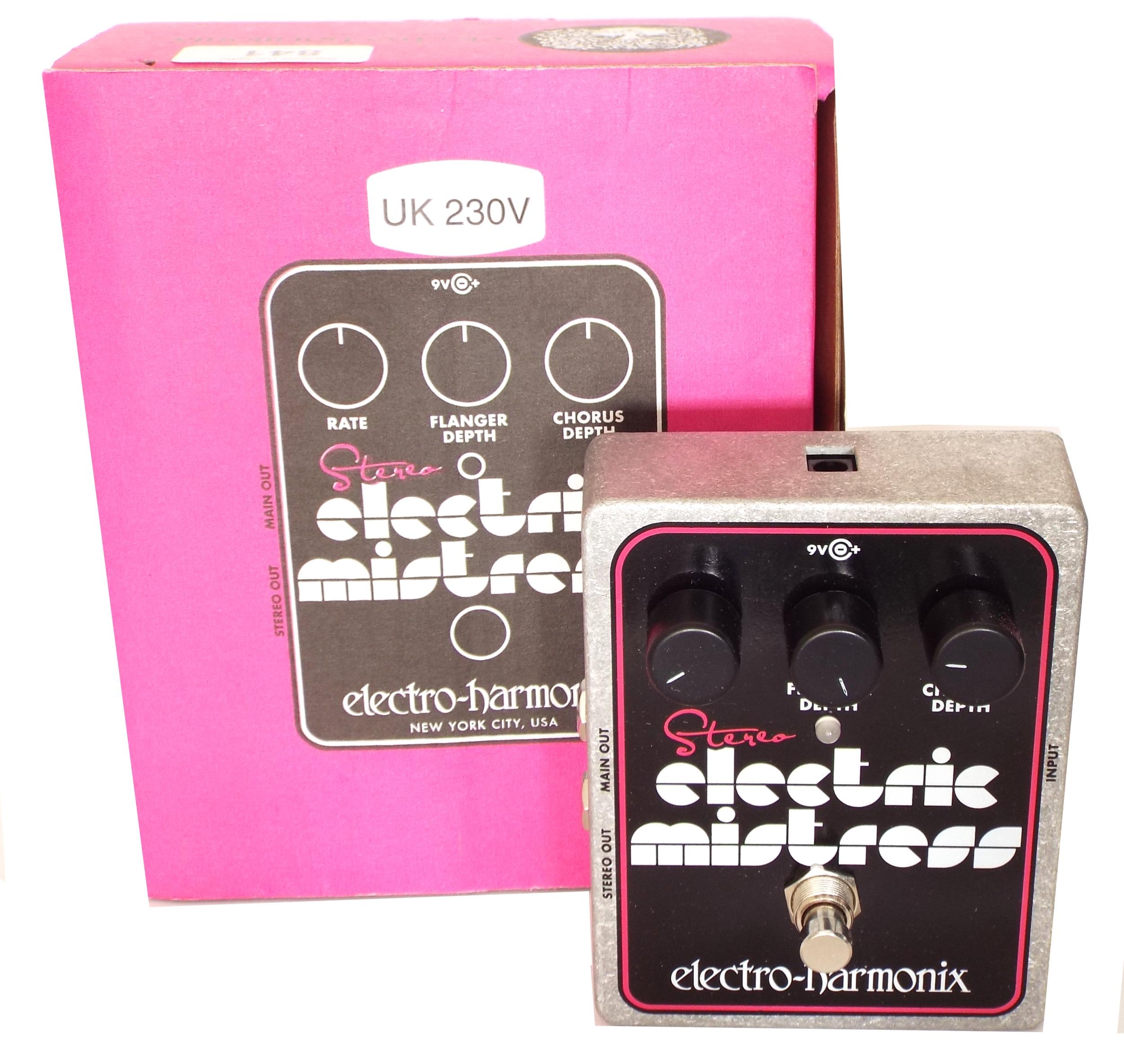 New and boxed - Electro Harmonix Stereo Electric Mistress guitar pedal