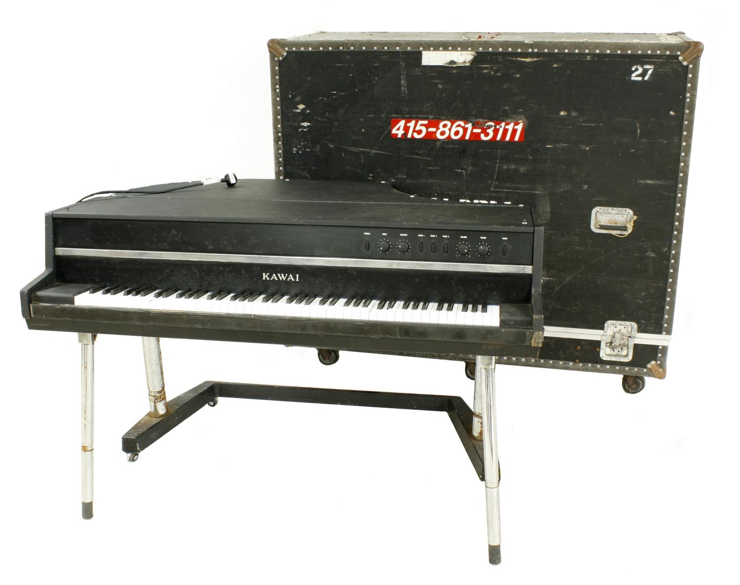 Queen and The Alarm - Owned and played Kawai EP308 electric grand piano, made in Japan, ser. no.