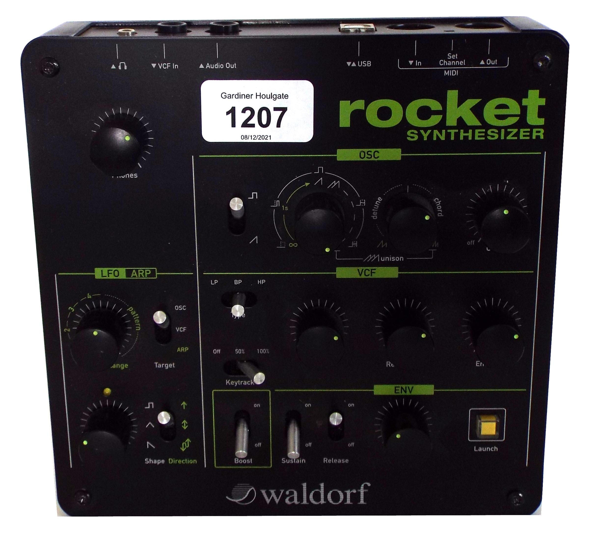 Waldorf Rocket synthesizer