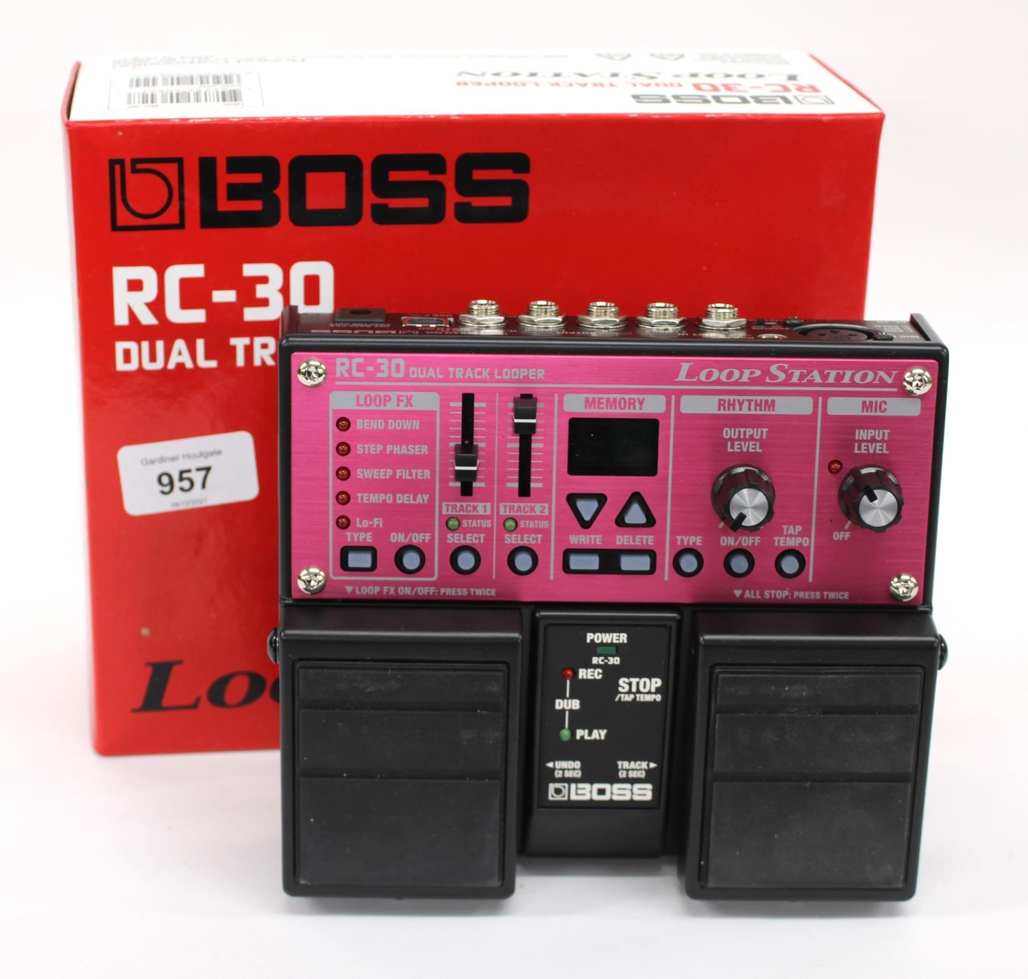 Boss RC-30 Dual Track Looper loop station guitar pedal, boxed