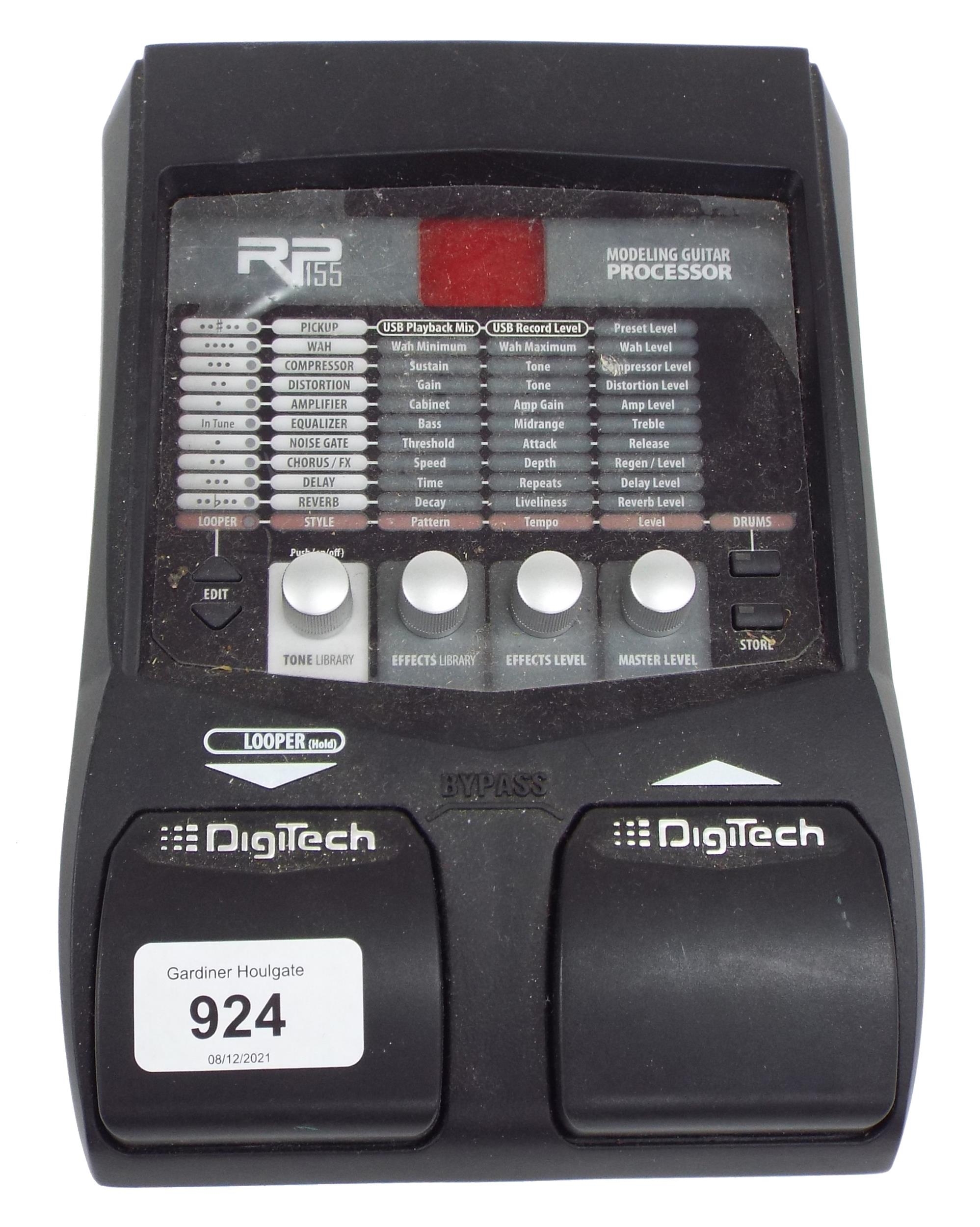 Digitech RP155 modelling guitar processor pedal