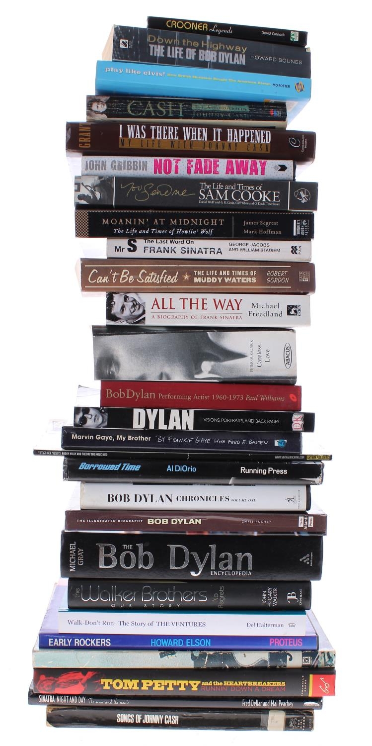 Artists various - selection of books relating to various American artists to include Bob Dylan,