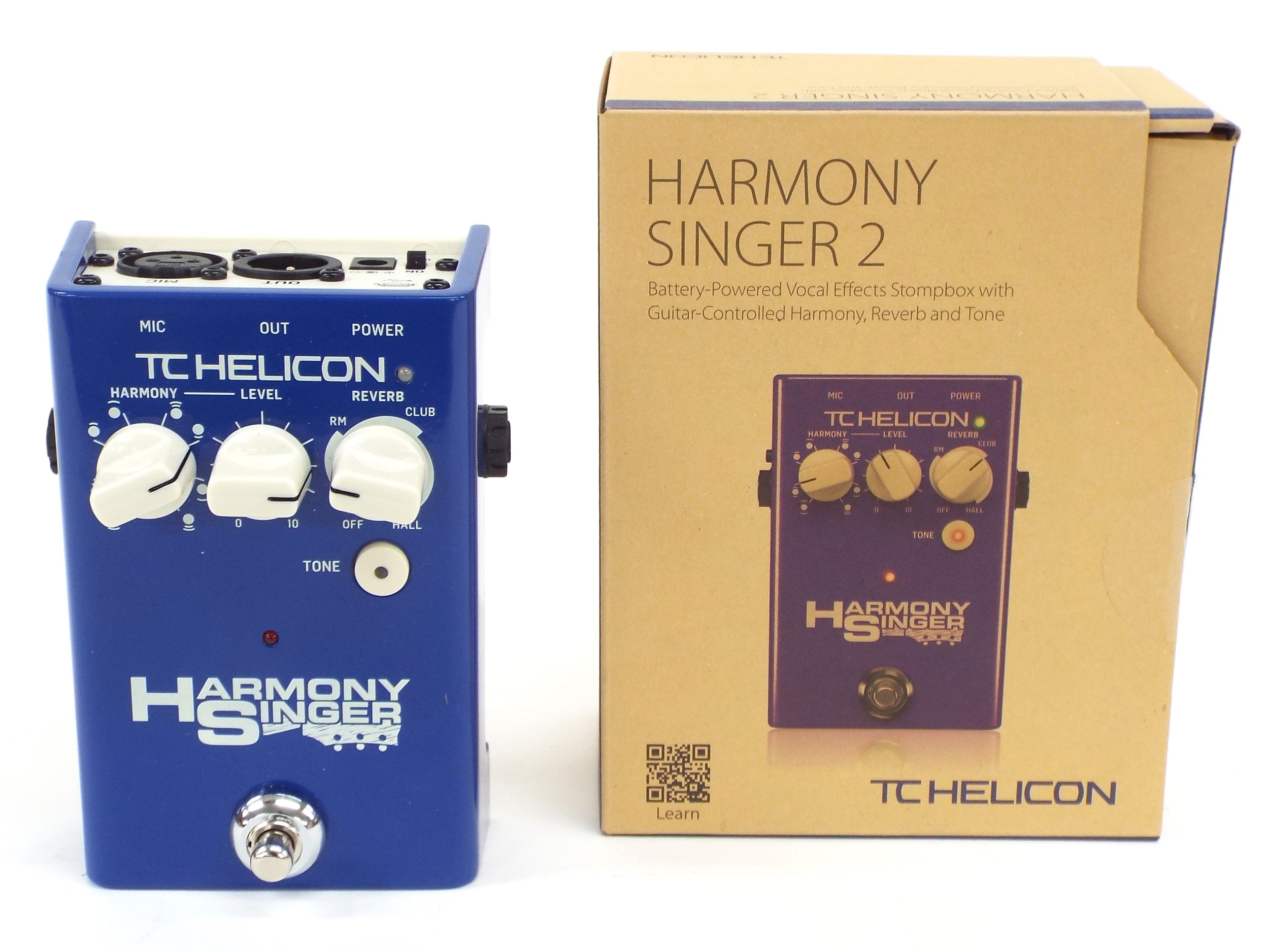 TC Helicon Harmony Singer II guitar pedal, boxed