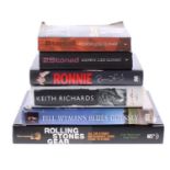 The Rolling Stones - six books relating to The Rolling Stones including Andy Babuik's 'Rolling