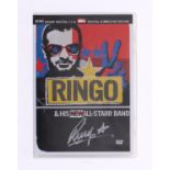 Beatles interest - Ringo Starr autographed All Star Band DVD